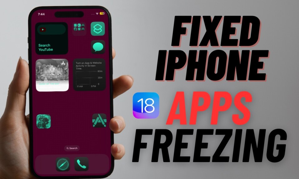 How to Fix iPhone Apps Freezing After iOS 18 Software Update 1