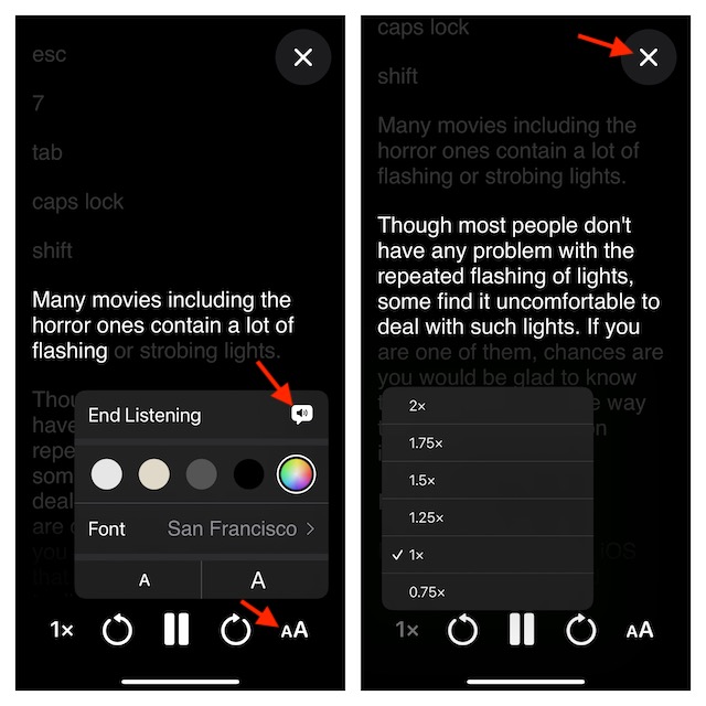 Enable and use the reader mode on iPhone